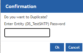 Duplicate confirmation Duplicate confirmation