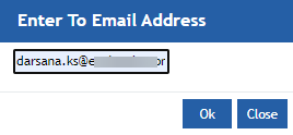 Enter To Email Address pop-up in Testing SMTP Enter To Email Address pop-up in Testing SMTP
