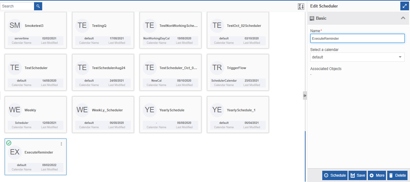 Scheduler created and not initiated Scheduler created and not initiated