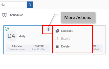 Duplicate More Actions Duplicate More Actions