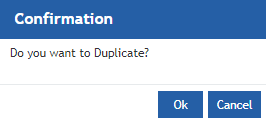 Duplicate Confirmation Message Duplicate Confirmation Message