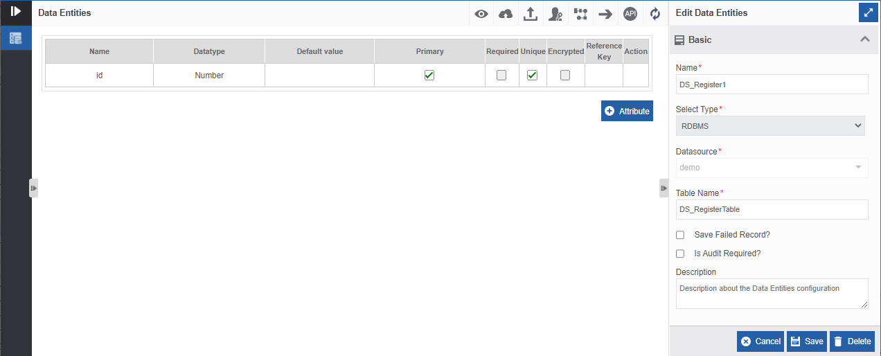 Created data entity and Edit Data Entity details Created data entity and Edit Data Entity details