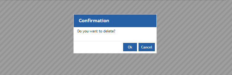 Permission delete confirmation Permission delete confirmation