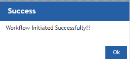 Success message Success message