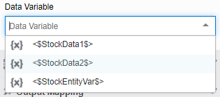 Data variable Data variable