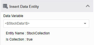 Selecting the data variable Selecting the data variable