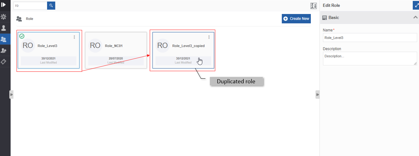 Duplicated role Duplicated role