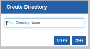 Creating New Directory Creating New Directory