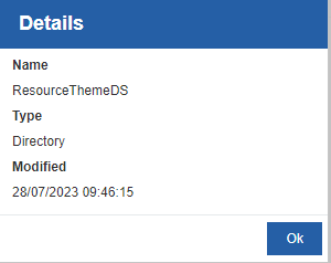 Directory details Directory details