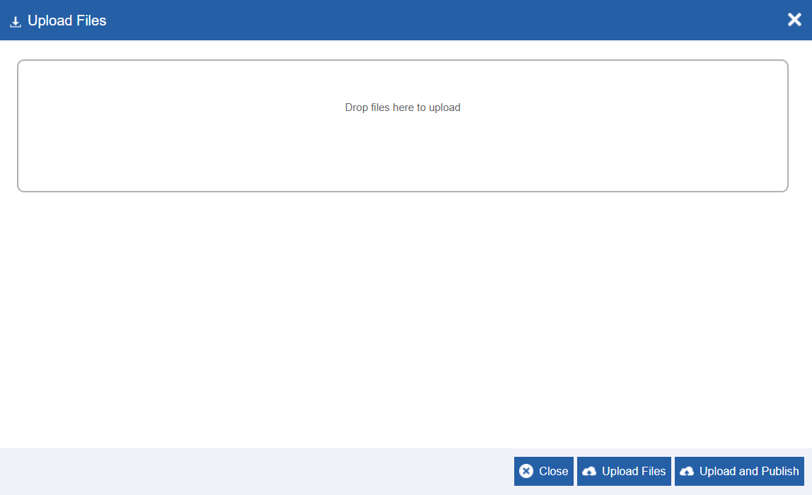 Uploading files Uploading files