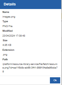 File details File details