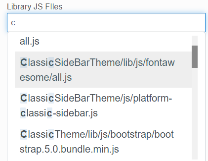 Library JS Files Library JS Files