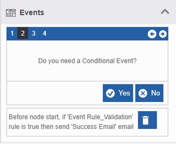 Event configuration Event configuration