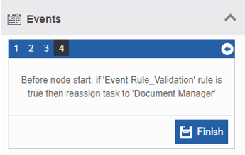 Event Step 4 - Finish Event Step 4 - Finish
