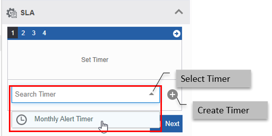 SLA Step 1 – Set Timer SLA Step 1 – Set Timer