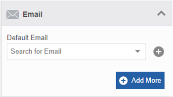 Searching for Default Email template Searching for Default Email template