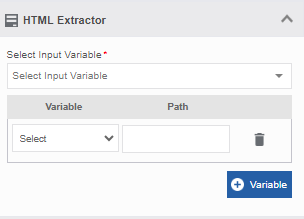 HTML Extractor property HTML Extractor property
