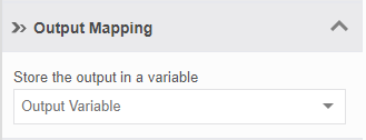 Output Mapping Output Mapping