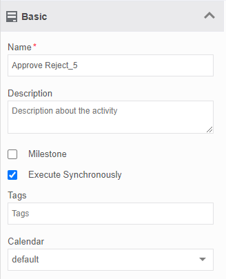 Basic details for the Approve Reject Basic details for the Approve Reject