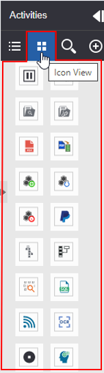 Activity icon view Activity icon view