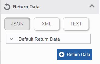 Return data formats Return data formats