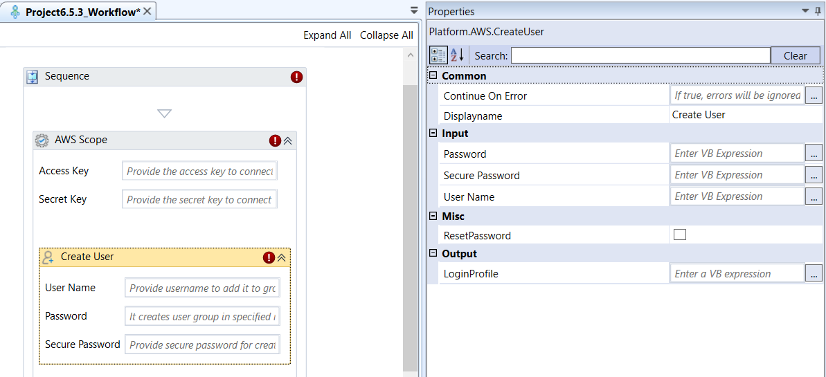 Create User activity and properties Create User activity and properties