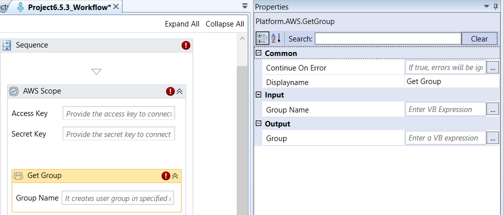 Get Group activity and properties Get Group activity and properties