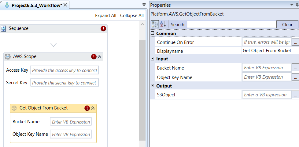 Get Object From Bucket activity and properties Get Object From Bucket activity and properties