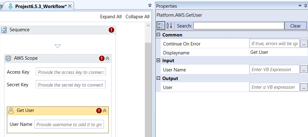 Get User activity and properties Get User activity and properties