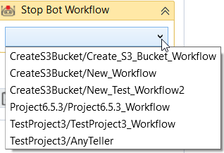 Stop Bot workflow Stop Bot workflow