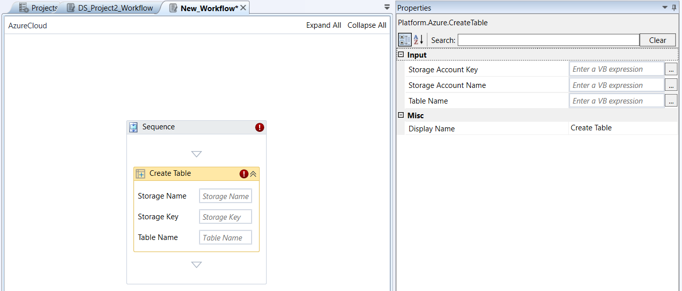 Create Table activity and properties Create Table activity and properties