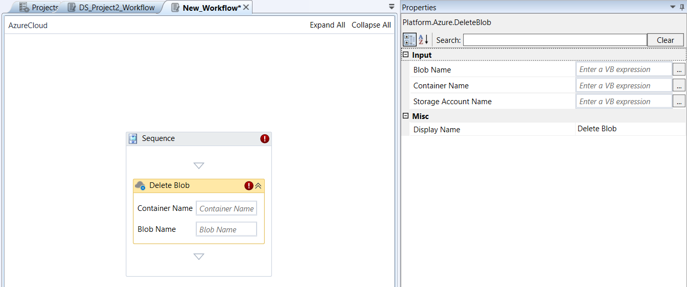 Delete Blob activity and properties Delete Blob activity and properties