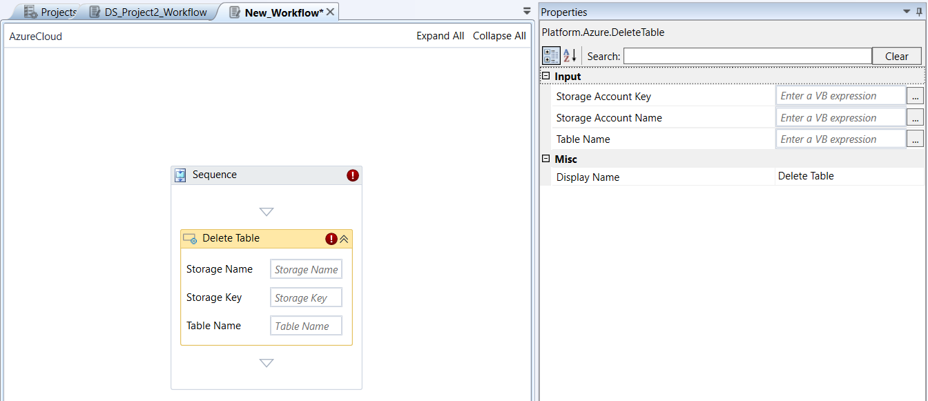 Delete Table activity and properties Delete Table activity and properties