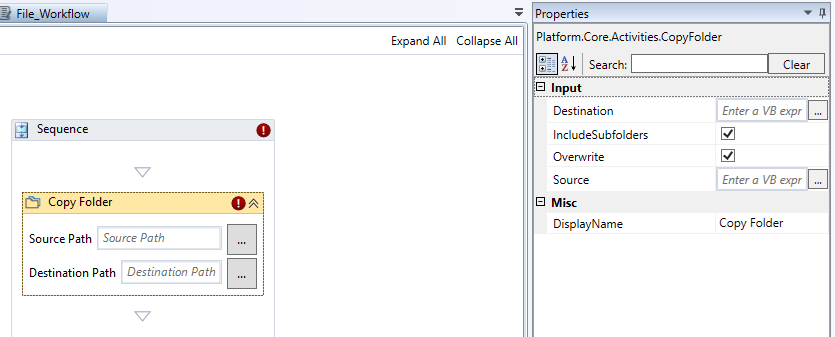 Copy Folder activity and properties Copy Folder activity and properties