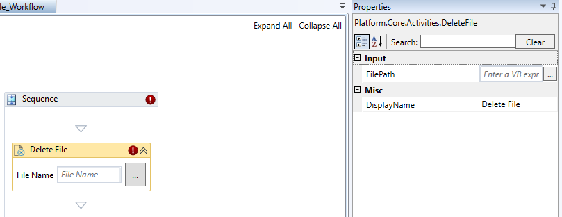 Delete File activity and properties Delete File activity and properties