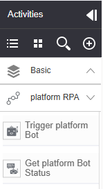 RPA Activities list RPA Activities list