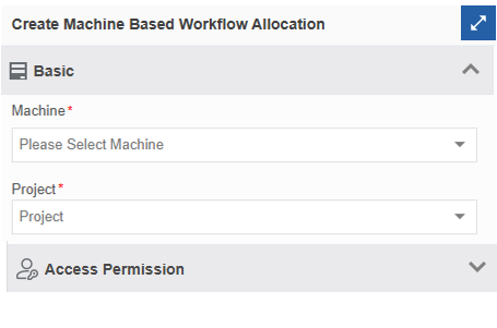 Create New Machine Based Workflow Allocation Create New Machine Based Workflow Allocation