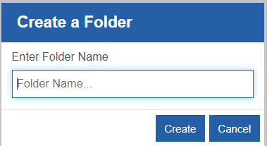 Create a Folder Create a Folder