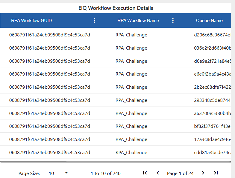 Workflow Execution Details Workflow Execution Details