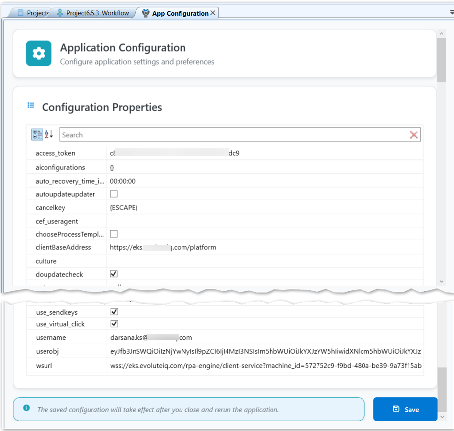 Application Configurations Application Configurations