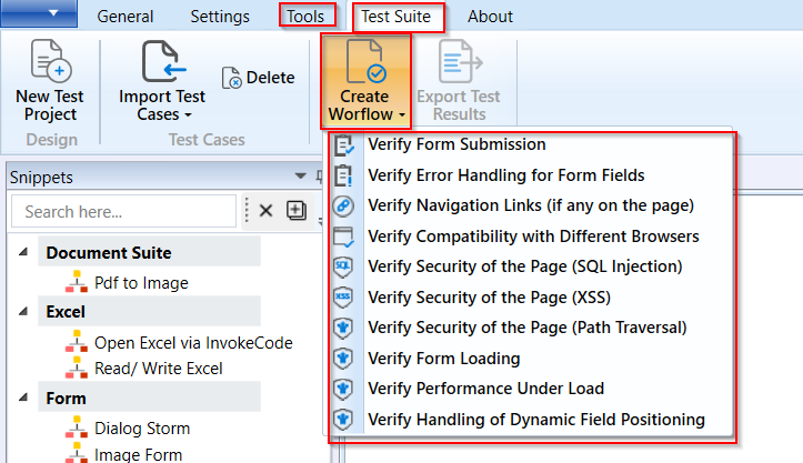 Create Workflow Create Workflow