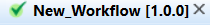 Workflow with version number Workflow with version number
