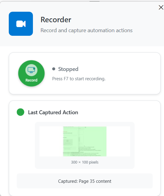 Recorder Recorder