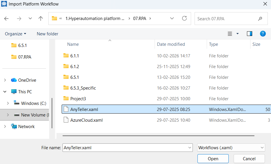 Browse folders Browse folders