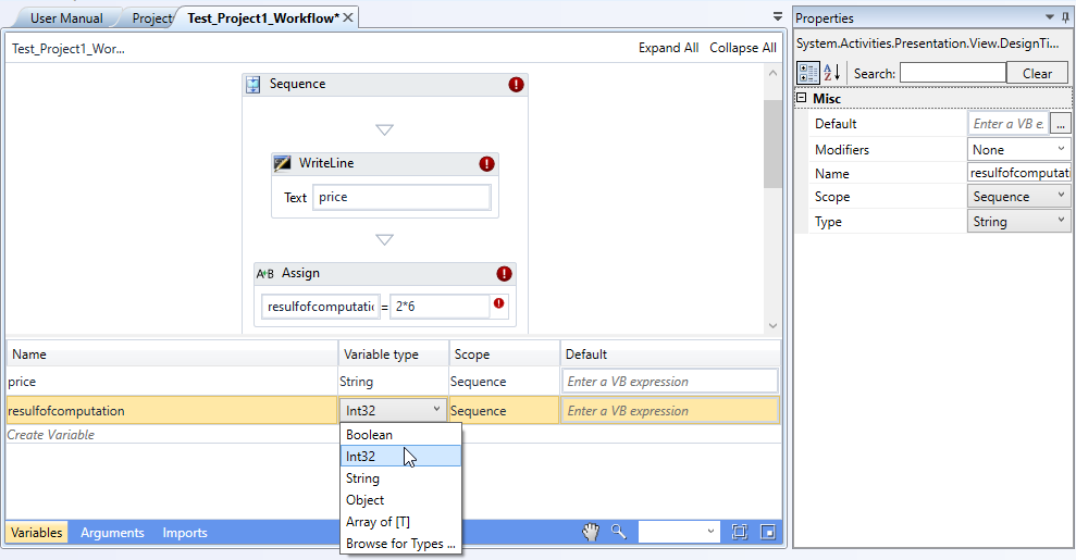 Selecting the correct variable type Selecting the correct variable type