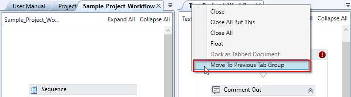 Move To Previous Tab Group Move To Previous Tab Group