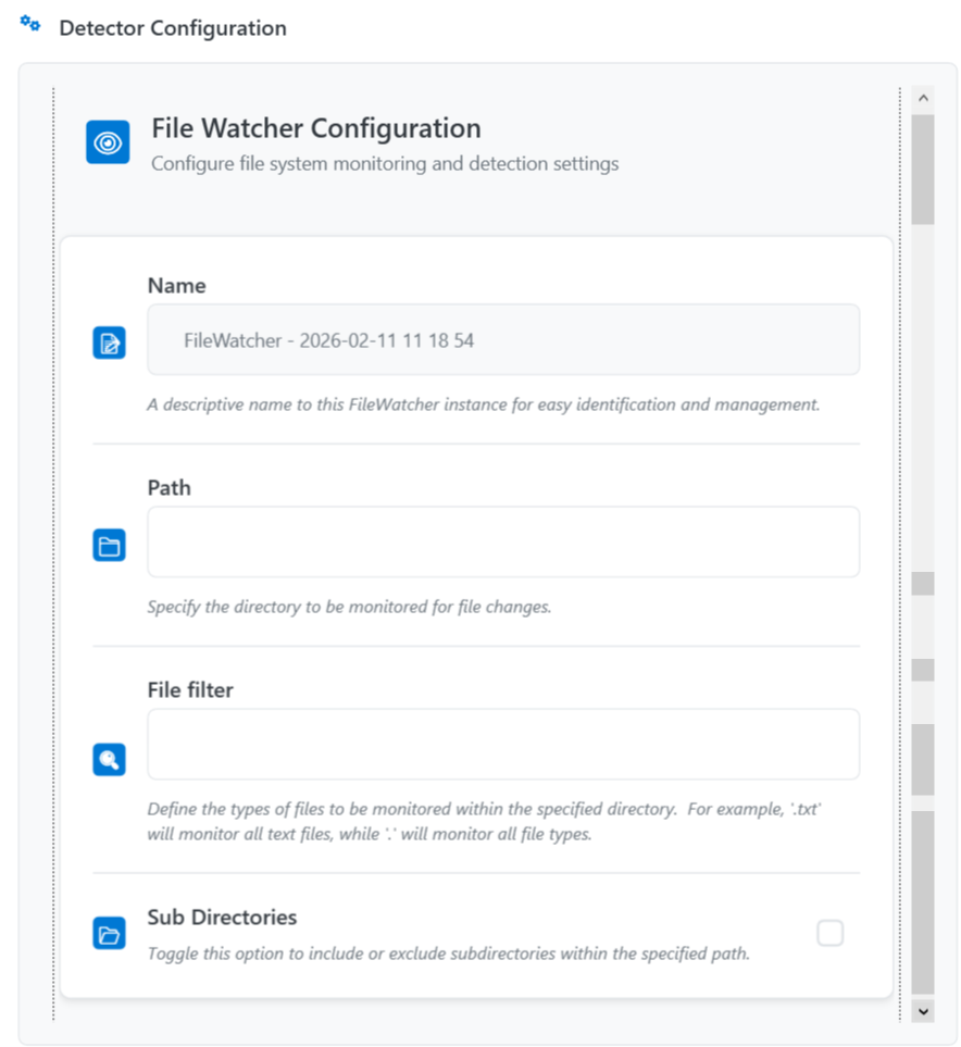Add FileWatcherDetectorPlugin Add FileWatcherDetectorPlugin