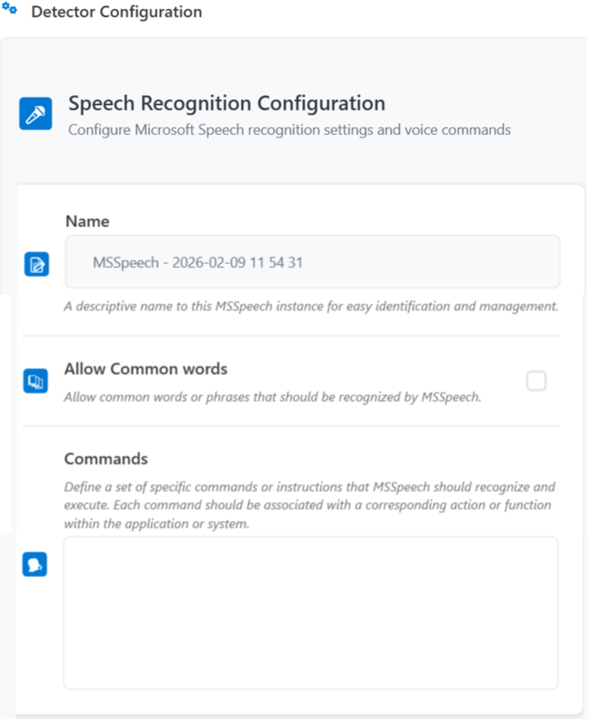 MSSpeech Detector Plugin MSSpeech Detector Plugin