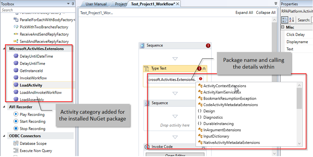 NuGet methods, name spaces, Class, Structure etc NuGet methods, name spaces, Class, Structure etc