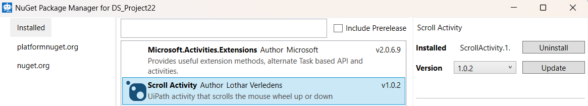 installed packages installed packages